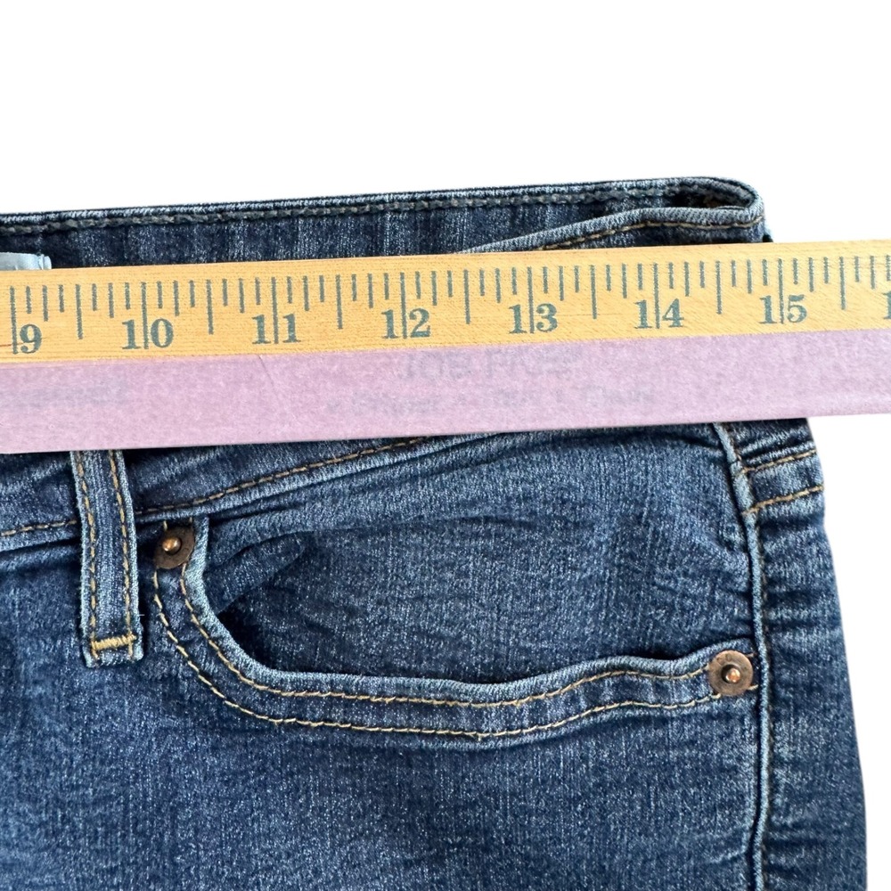 Signature by Levi Strauss & Co The Skinny Blue Jeans Womens Size 8 Medium Wash - Picture 3 of 8